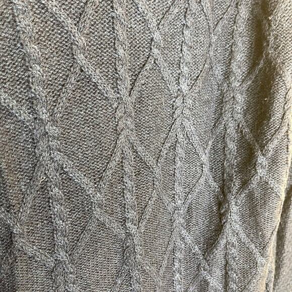 SONOMA Navy Cotton Blend V Neck Knit Sweater Size Small - Picture 3 of 6